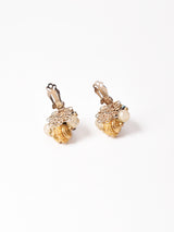 パール ストーン イヤリング