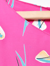 アメリカ製 総柄長袖ワンピース