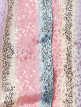 パステルカラー ボウタイ 長袖ブラウス