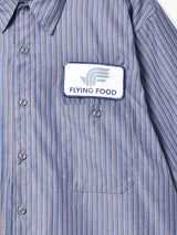 アメリカ製 パッチ付き 半袖ワークシャツ