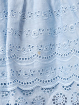 カットワークレース ティアードスカート