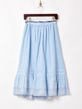 カットワークレース ティアードスカート