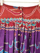 総柄 フレアスカート