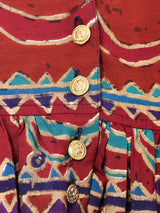 総柄 フレアスカート