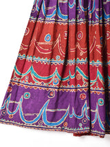 総柄 フレアスカート