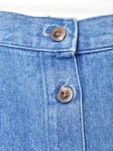 フロントオープン デニムスカート