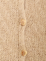 襟付き カーディガン