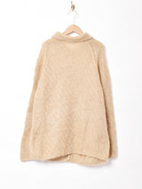 襟付き カーディガン