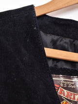 ジップアップ スエードベスト