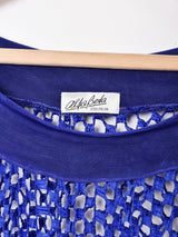 7分袖 メッシュトップス