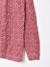 クロシェカーディガン