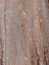 イタリア製 織り柄 装飾 長袖ブラウス