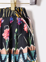 総柄 フレアスカート