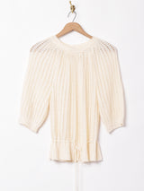 西ドイツ製 半袖 クロシェトップス