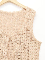 ミックスヤーン クロシェベスト