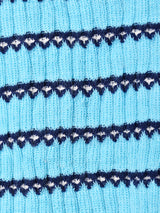 ボーダー 半袖セーター