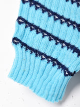 ボーダー 半袖セーター