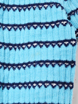 ボーダー 半袖セーター