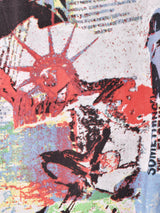 総柄半袖シャツ ニューヨーク