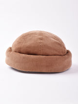 【3色展開】  コーデュロイ ロールキャップ