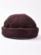 【3色展開】  コーデュロイ ロールキャップ