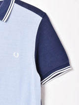 FRED PERRY ワンポイント 切り替えデザイン ポロシャツ