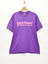アメリカ製 プリントTシャツ「BEST WAY」