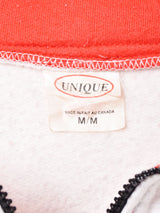 アニマルプリント ハーフジップスウェットシャツ