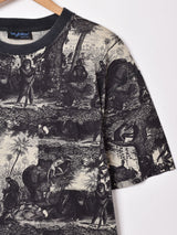 イタリア製 ジャングル柄 プリントTシャツ