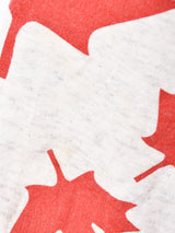 アニマルプリント ハーフジップスウェットシャツ