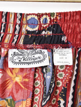 総柄 フレアスカート