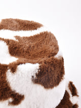 【2色展開】アニマル柄 フェイクファーバケットハット