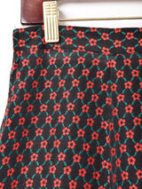 織り花柄 チロリアンスカート