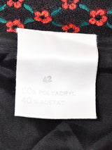 織り花柄 チロリアンスカート