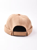 フェイクスエード ロールキャップ