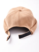 フェイクスエード ロールキャップ