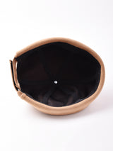 フェイクスエード ロールキャップ