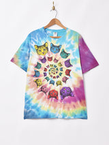タイダイ ネコプリントTシャツ