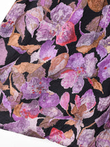 ウエストデザイン 花柄スカート