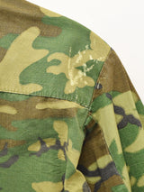 アメリカ軍 カモフラ柄 ファティーグジャケット