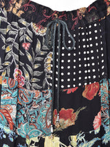 花柄 パッチワークスカート