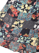 花柄 パッチワークスカート