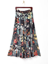 花柄 パッチワークスカート