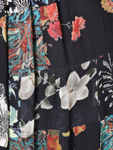 花柄 パッチワークスカート