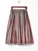 ストライプ チロリアンスカート