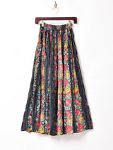 花柄 フレアスカート