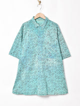 アメリカ製 総柄  ビッグシルエット 半袖シャツ