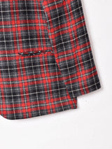 チェック テーラードジャケット