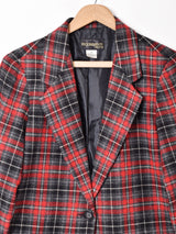 チェック テーラードジャケット