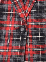 チェック テーラードジャケット